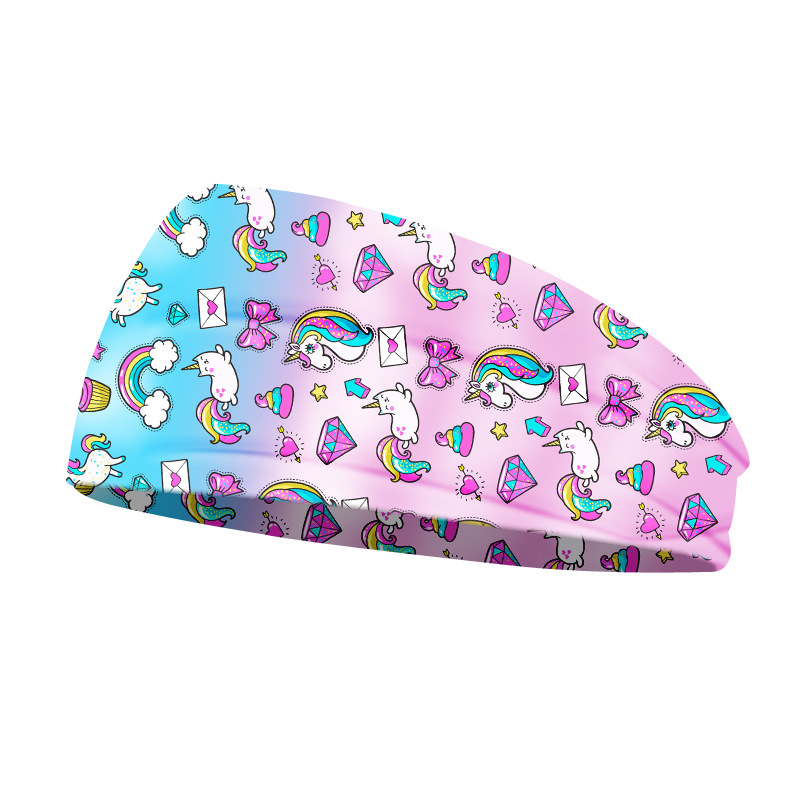 Yoga Fitness Band - Creativo unicorno stampa Unisex elastico Yoga