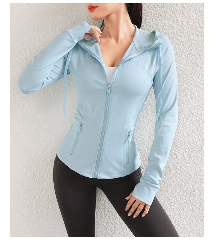 Yoga Fitness Hoodie - Giacca da Yoga a Maniche Lunghe