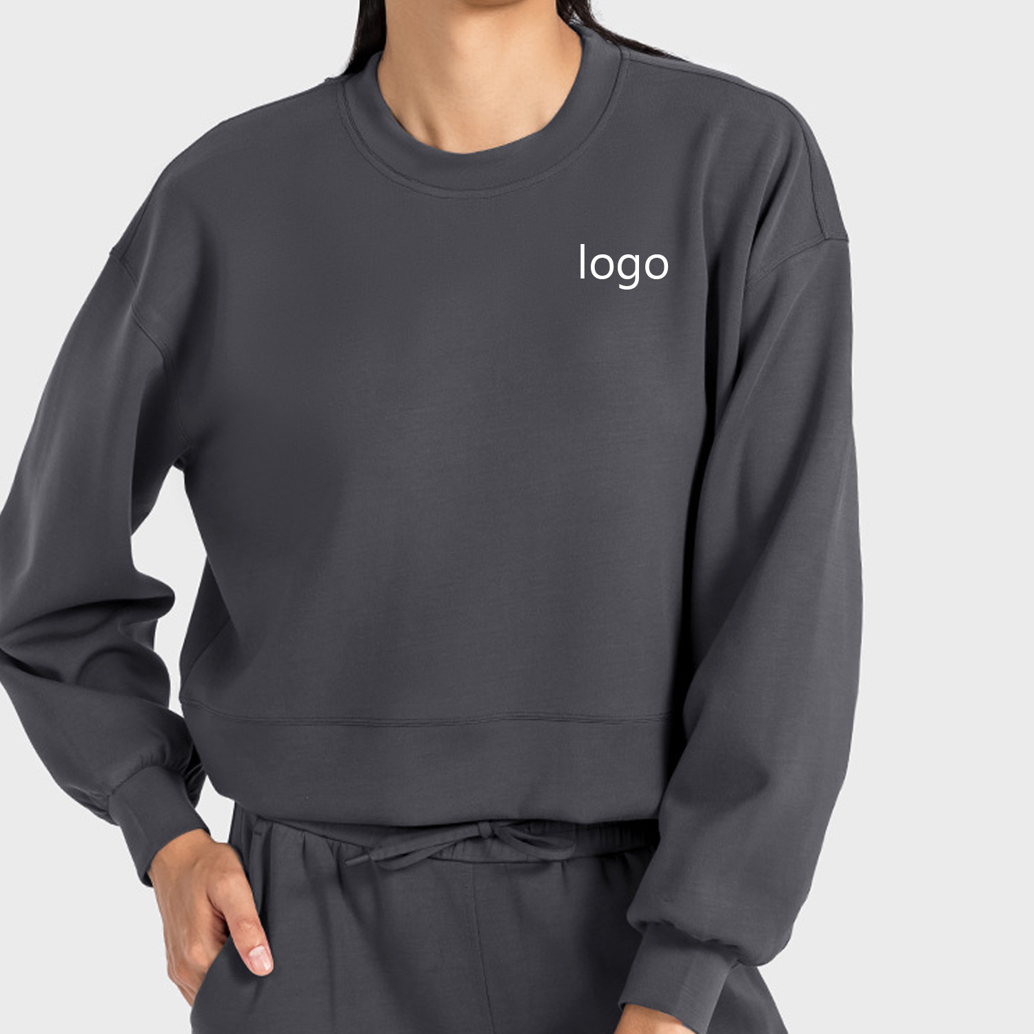 Yoga Fitness Hoodie - Felpa sportiva da donna con cappuccio