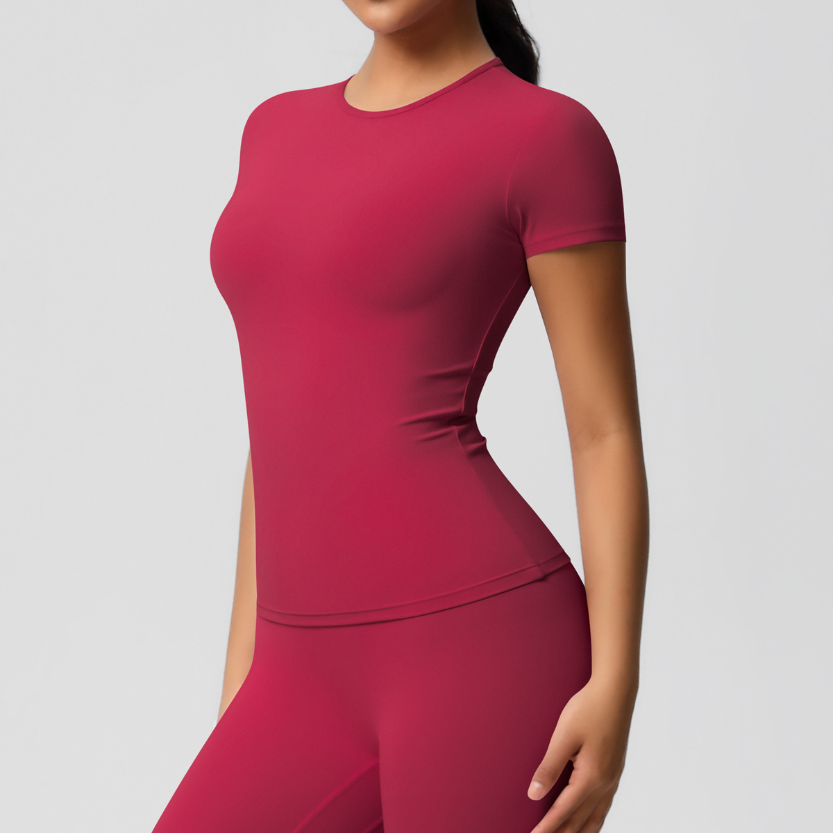 Fitness Yoga Only For Women - T-shirt sportiva da allenamento lunga in