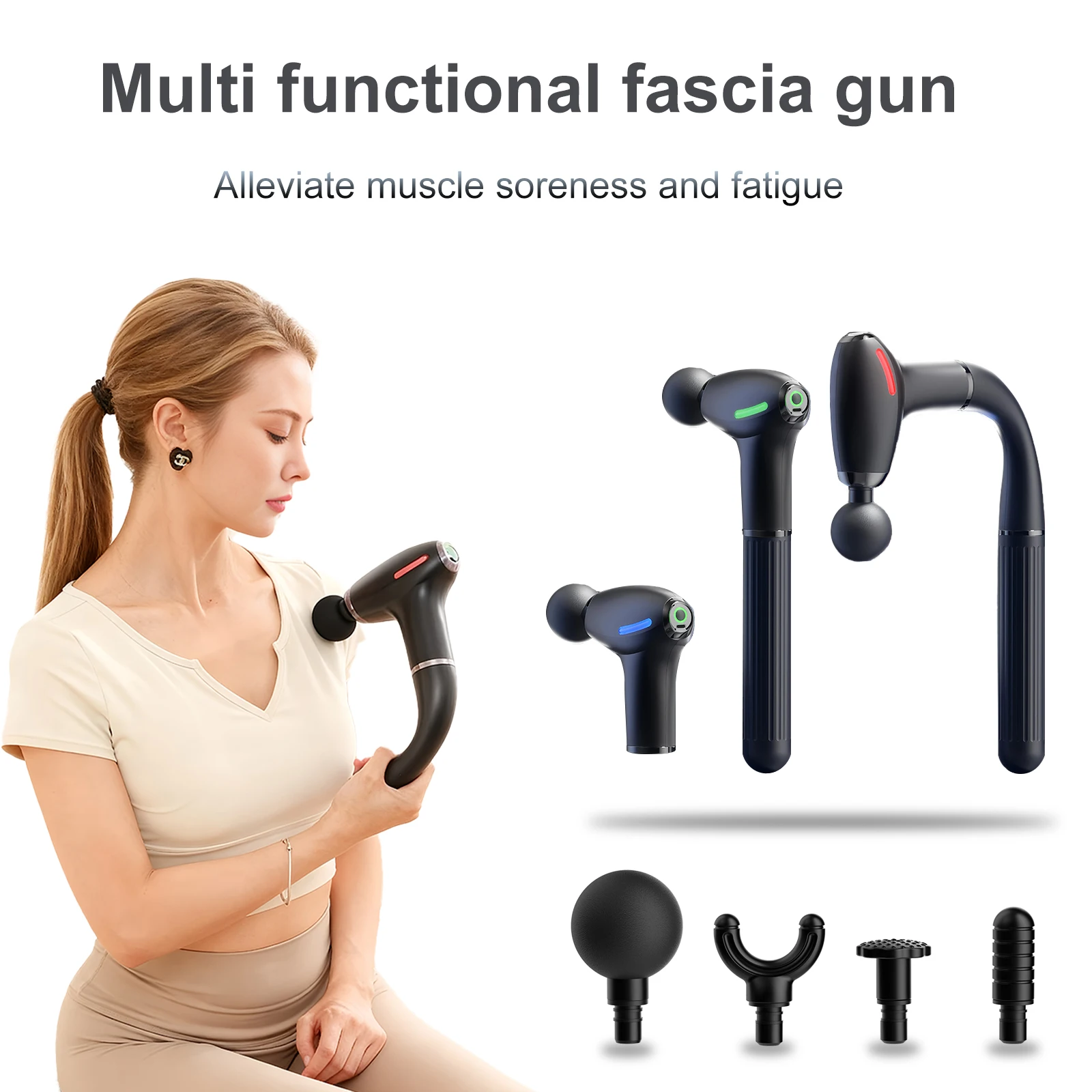 Vibration Massage Gun - Pistola per fascia funzionale Mulit con