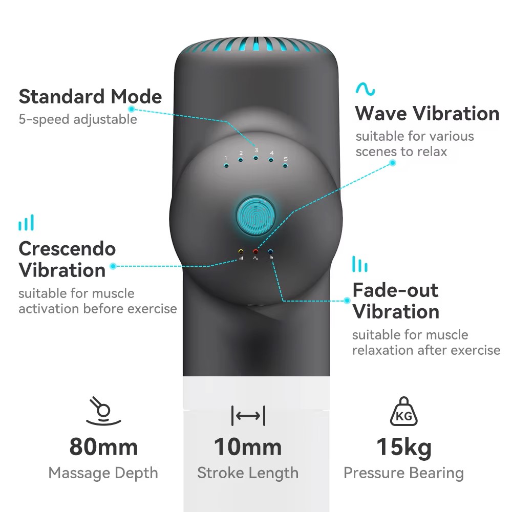 Pistola per massaggio booster  - Vibration Massage Gun recensione e prezzo