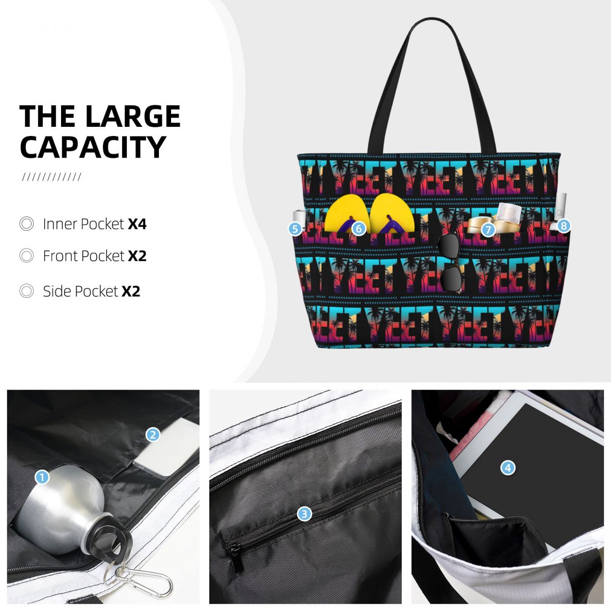 Borsa da Spiaggia Coconut Phot - Yoga Fitness Gym Photos recensione e prezzo