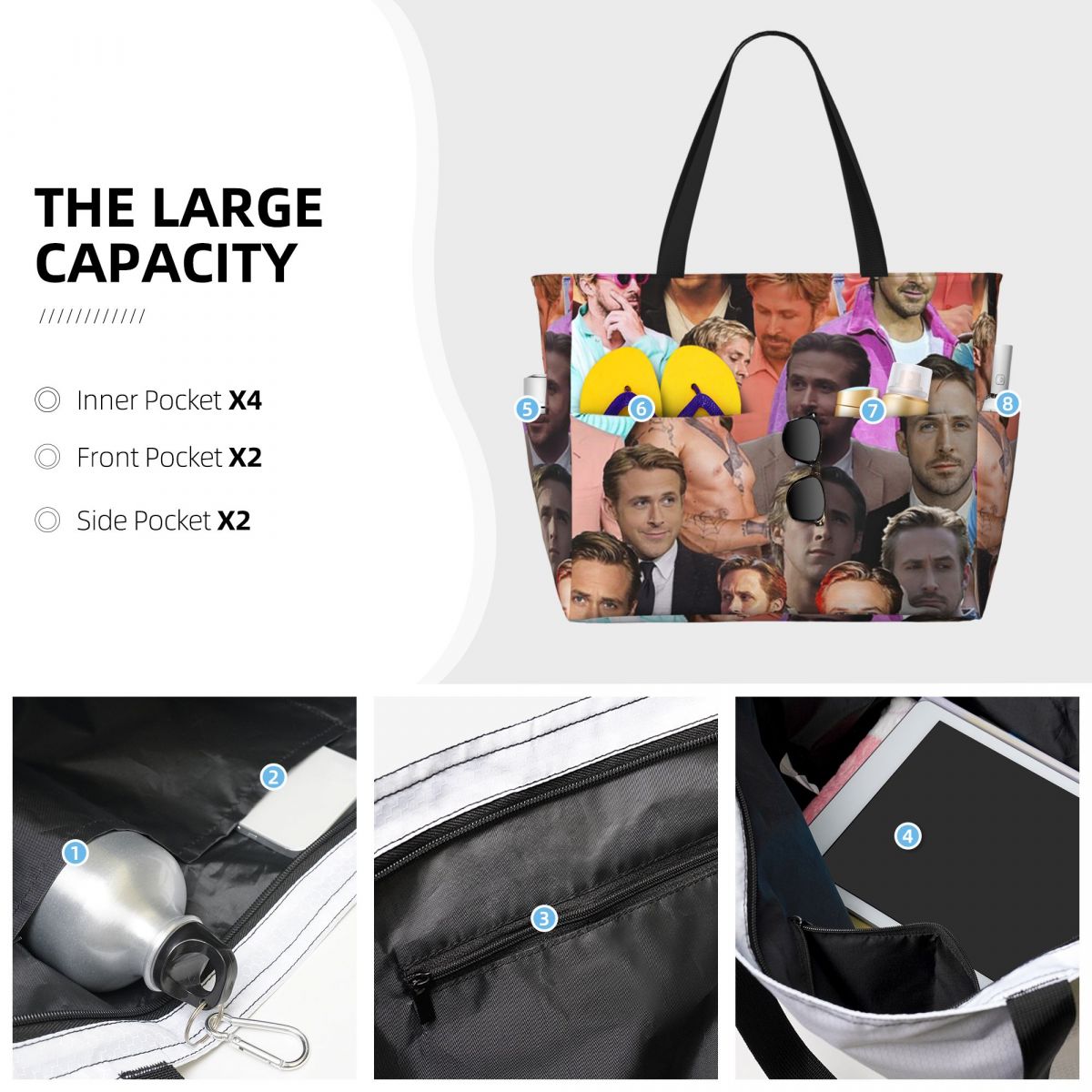 Borsa tote da spiaggia con col - Yoga Fitness Gym Photos recensione e prezzo