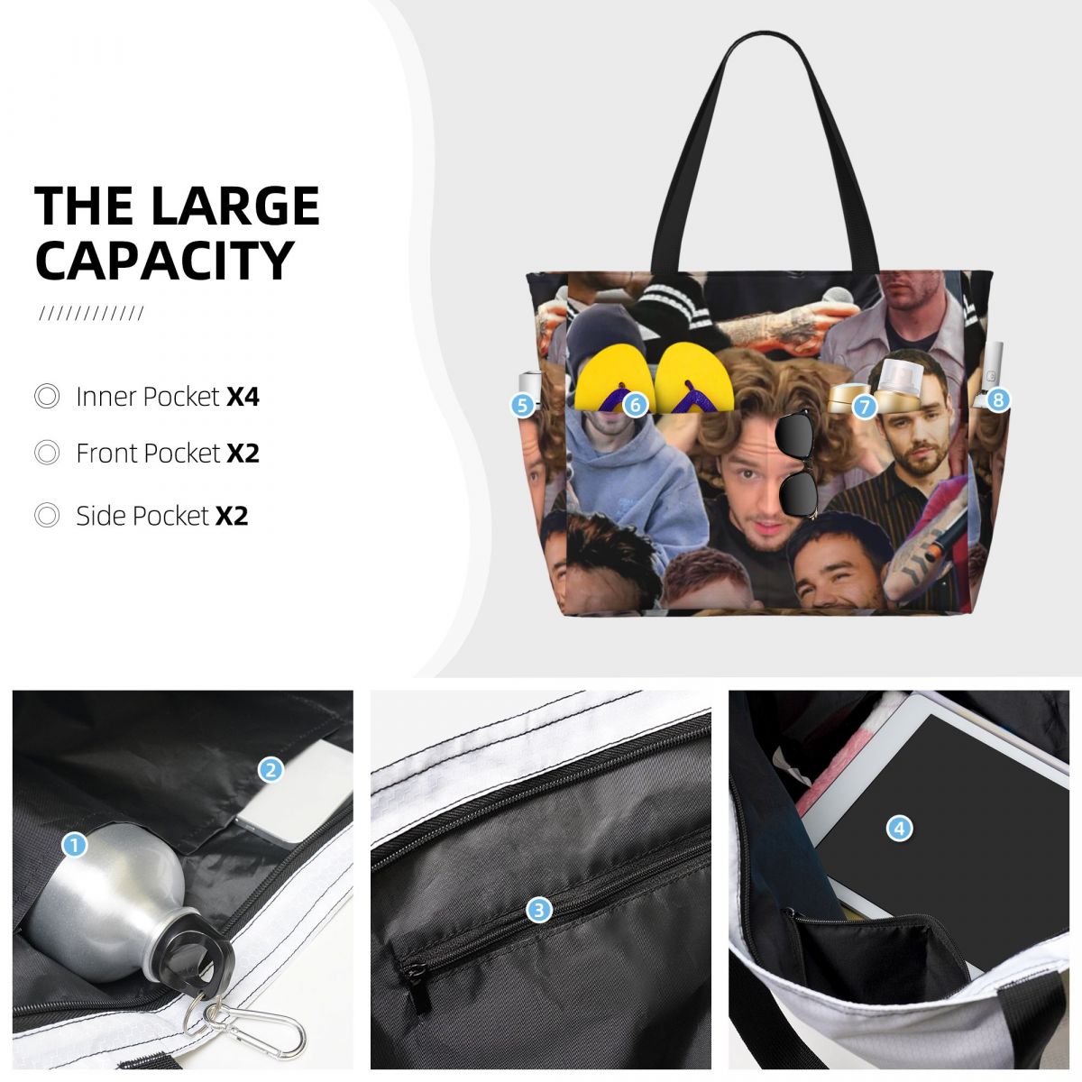 Borsa tote da spiaggia con col - Yoga Fitness Gym Photos recensione e prezzo