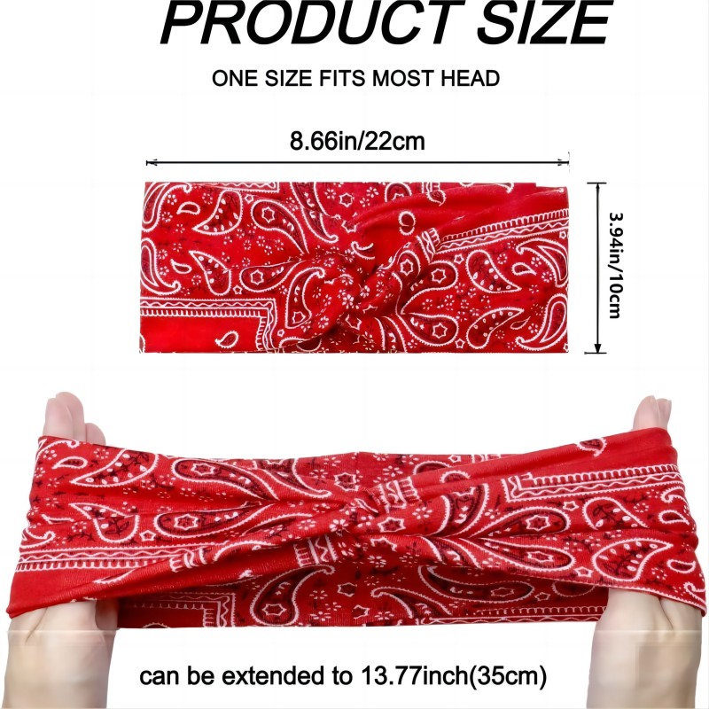 Fascia per capelli Paisley con - Yoga Fitness Band recensione e prezzo