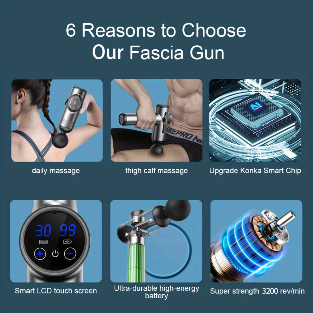Pistola per massaggio a 99 liv - Vibration Massage Gun recensione e prezzo